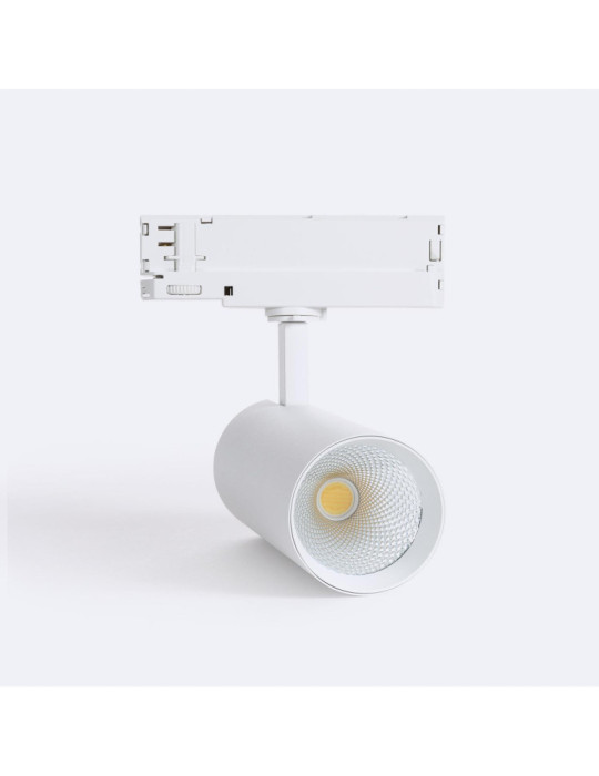 Spot LED sur Rail Triphasé 30W Carlo Blanc