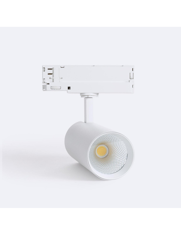 Spot LED sur Rail Triphasé 30W Carlo Blanc Spot LED sur Rail Triphasé 30W Carlo Blanc