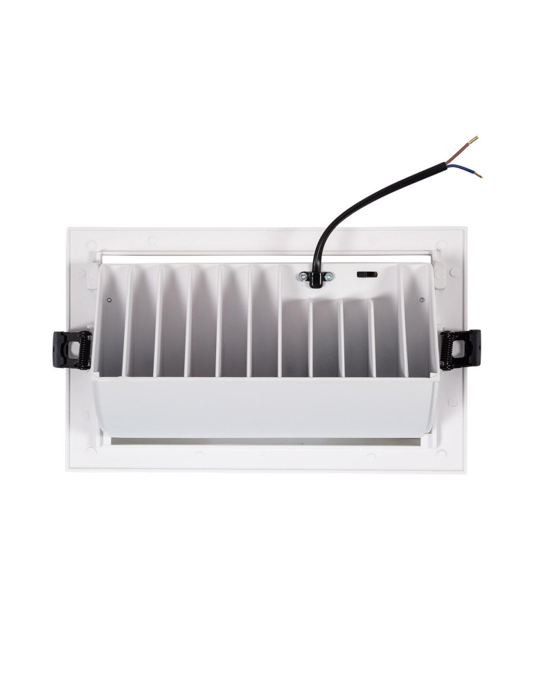 Downlight LED 38W Rectangulaire Orientable OSRAM 120 lm/W LIFUD Coupe 210x125 mm