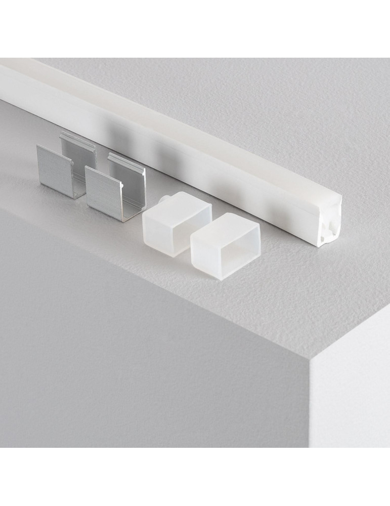 Profilé Flexible Silicone Néon sur Mesure pour Ruban LED 12/24V jusqu'à 10mm