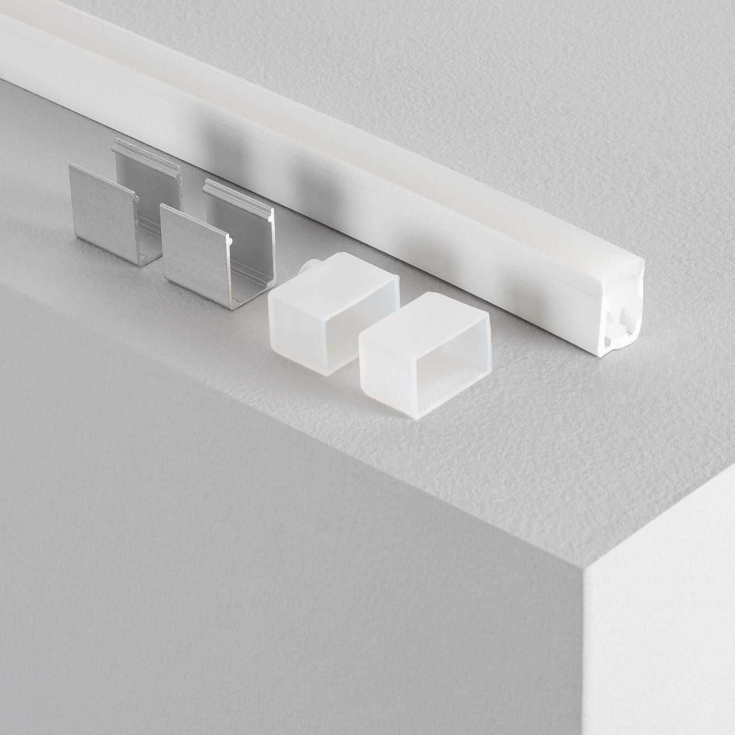 Profilé Flexible Silicone Néon pour Ruban LED 12/24V jusqu'à 10mm 6m