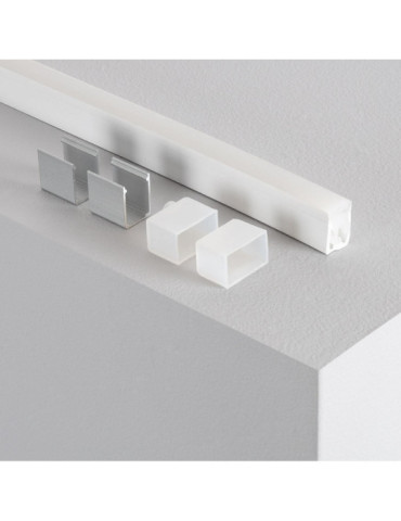 Profilé Flexible Silicone Néon sur Mesure pour Ruban LED 12/24V jusqu'à 10mm