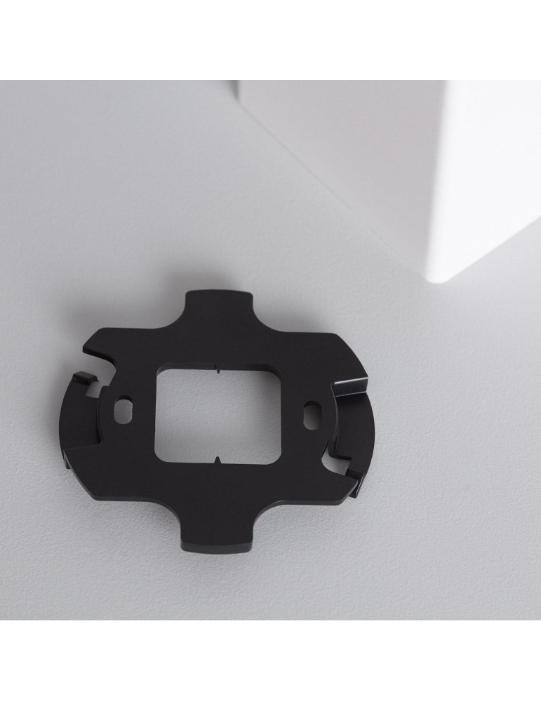 Plafonnier Space Carré Blanc avec Ampoule GU10