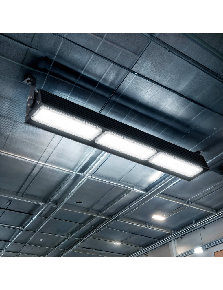 Cloche Linéaire LED Industrielle 150W 130lm/W Dimmable 1-10V IP65 HB2
