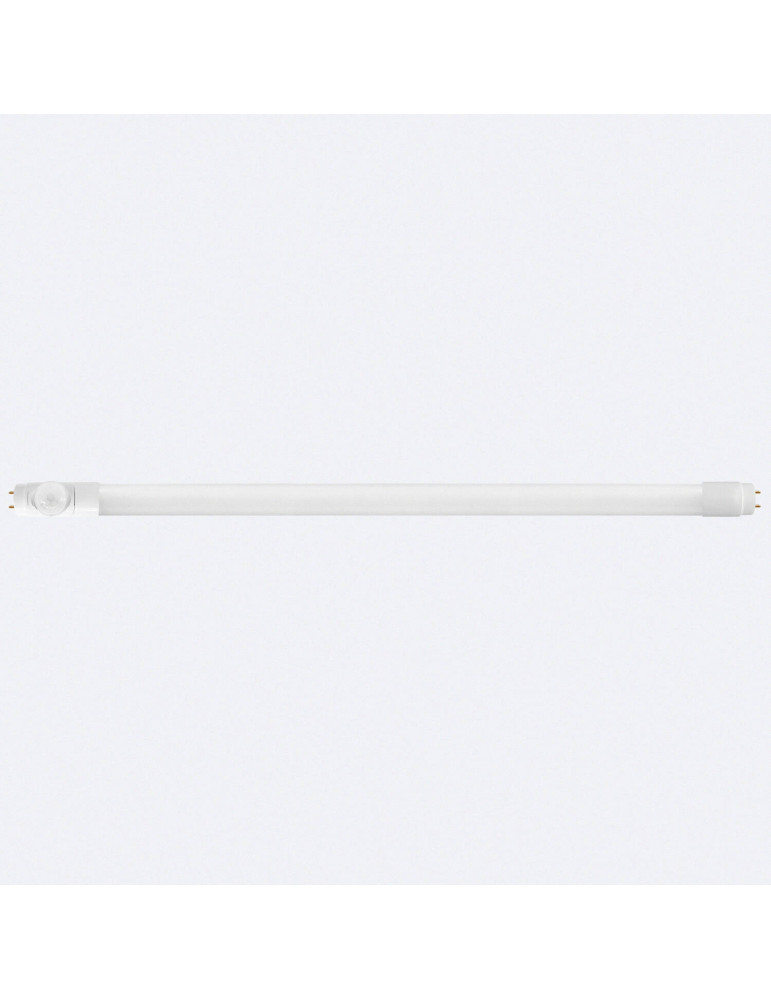 Tube LED 60cm T8 G13 PC avec Détecteur de Mouvement PIR il. Connexion de Sécurité Unilatérale 9W 140lm/W