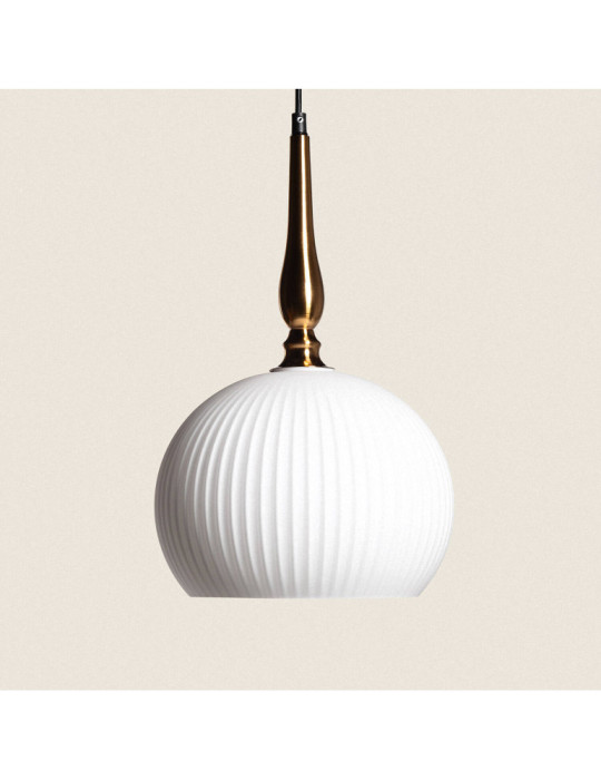 Suspension Métal et Verre Belma