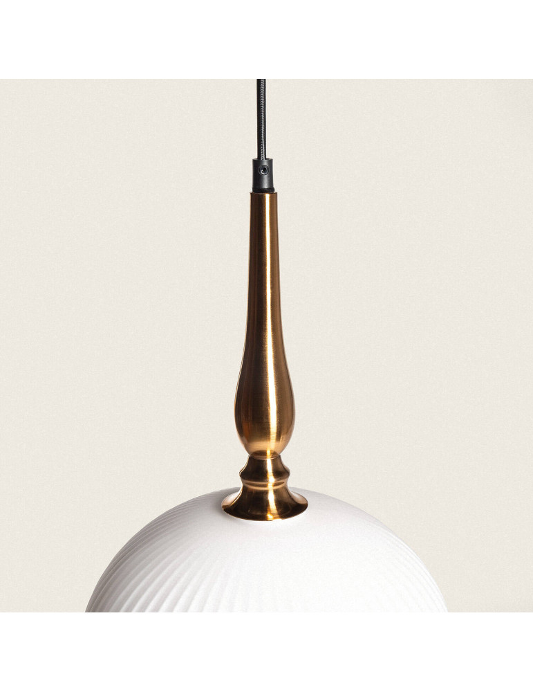 Suspension Métal et Verre Belma