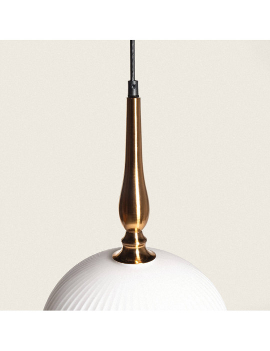 Suspension Métal et Verre Belma