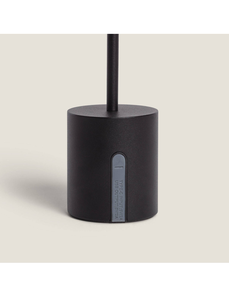 Lampe à Poser LED Portable Extérieure Métal avec Batterie Rechargeable Jawania