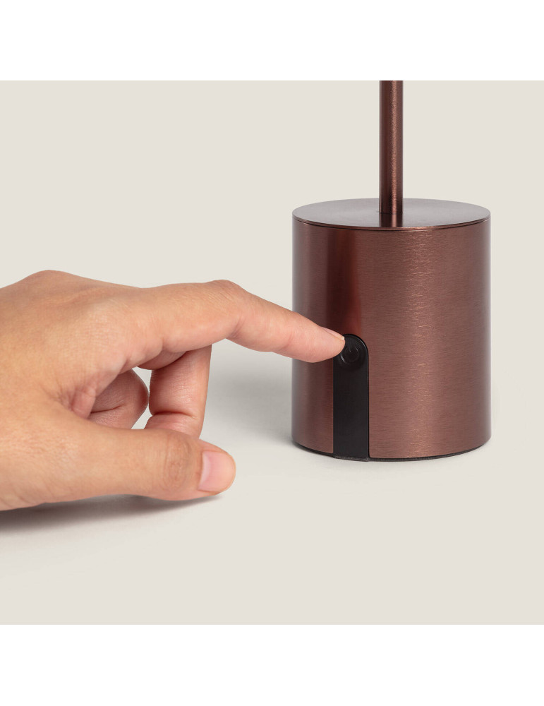 Lampe à Poser LED Portable Extérieure Métal avec Batterie Rechargeable Jawania