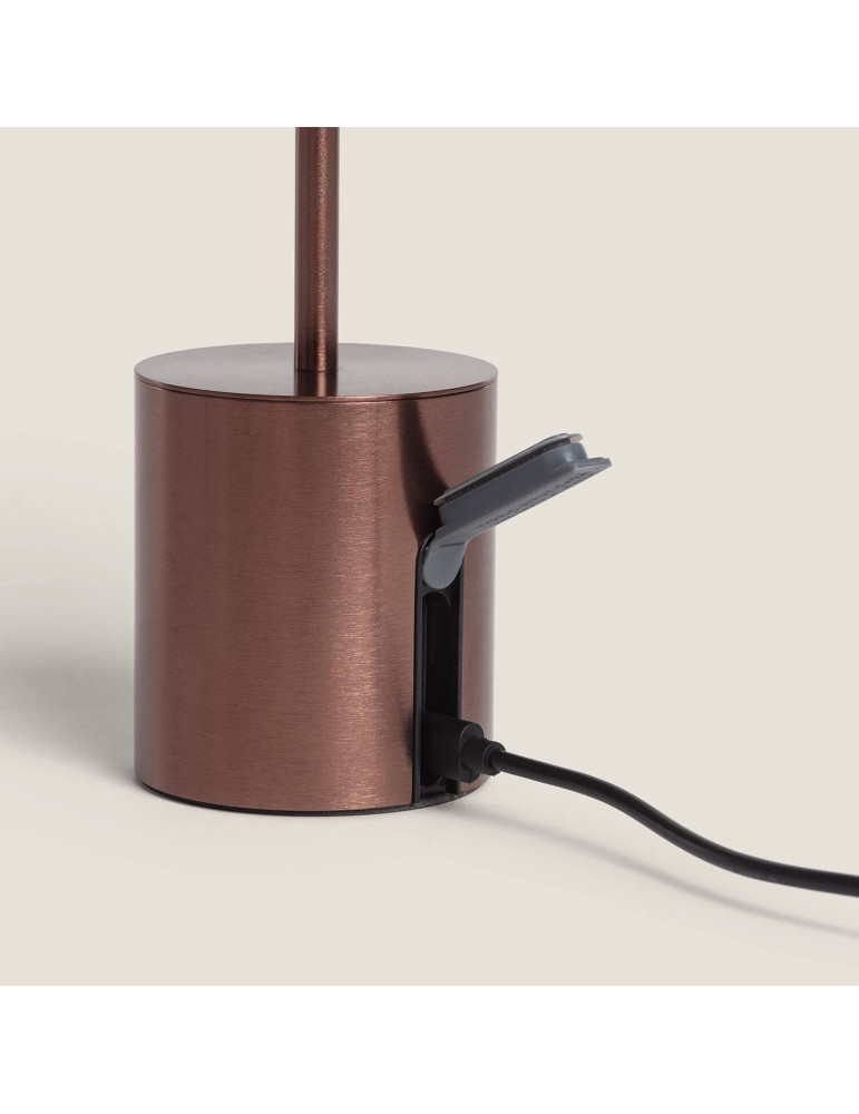 Lampe à Poser LED Portable Extérieure Métal avec Batterie Rechargeable Jawania