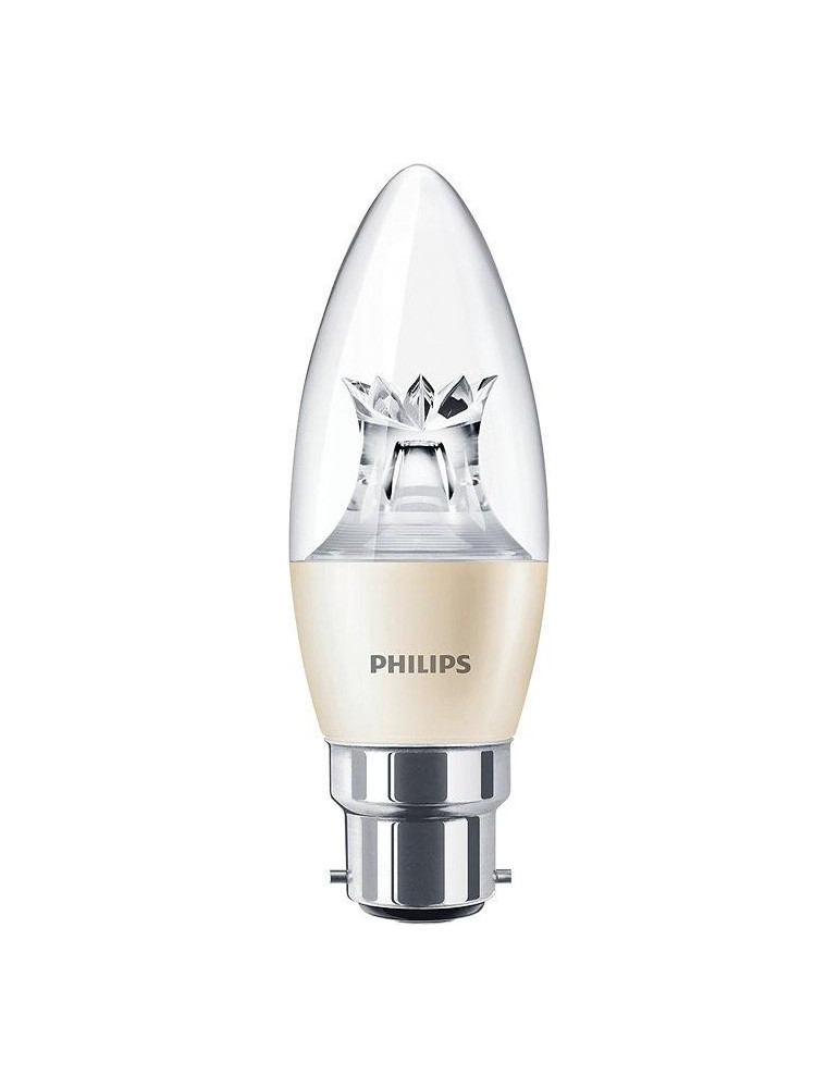 Ampoule LED MASTER LEDcandle B22 6W=40W Dimtone 2700K Dimmable