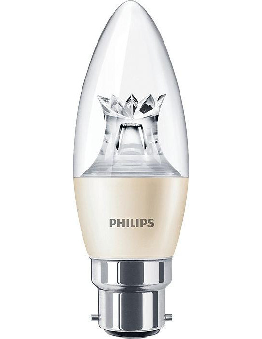 Ampoule LED MASTER LEDcandle B22 6W=40W Dimtone 2700K Dimmable