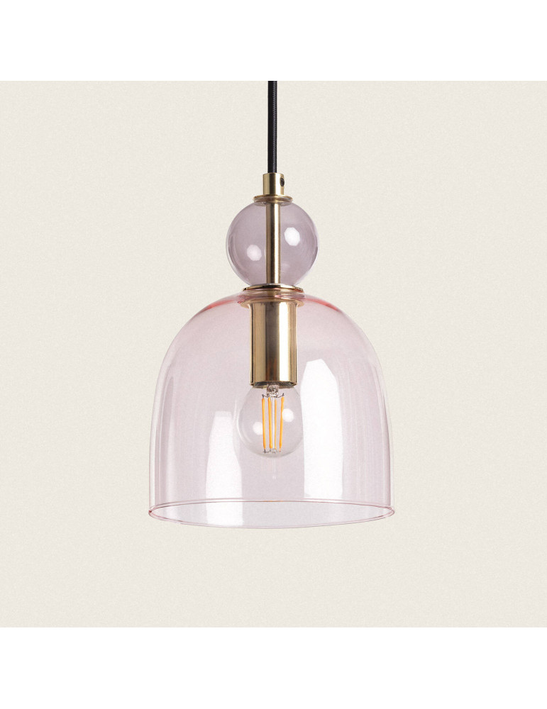 Suspension Métal et Verre Mono-Baudelaire