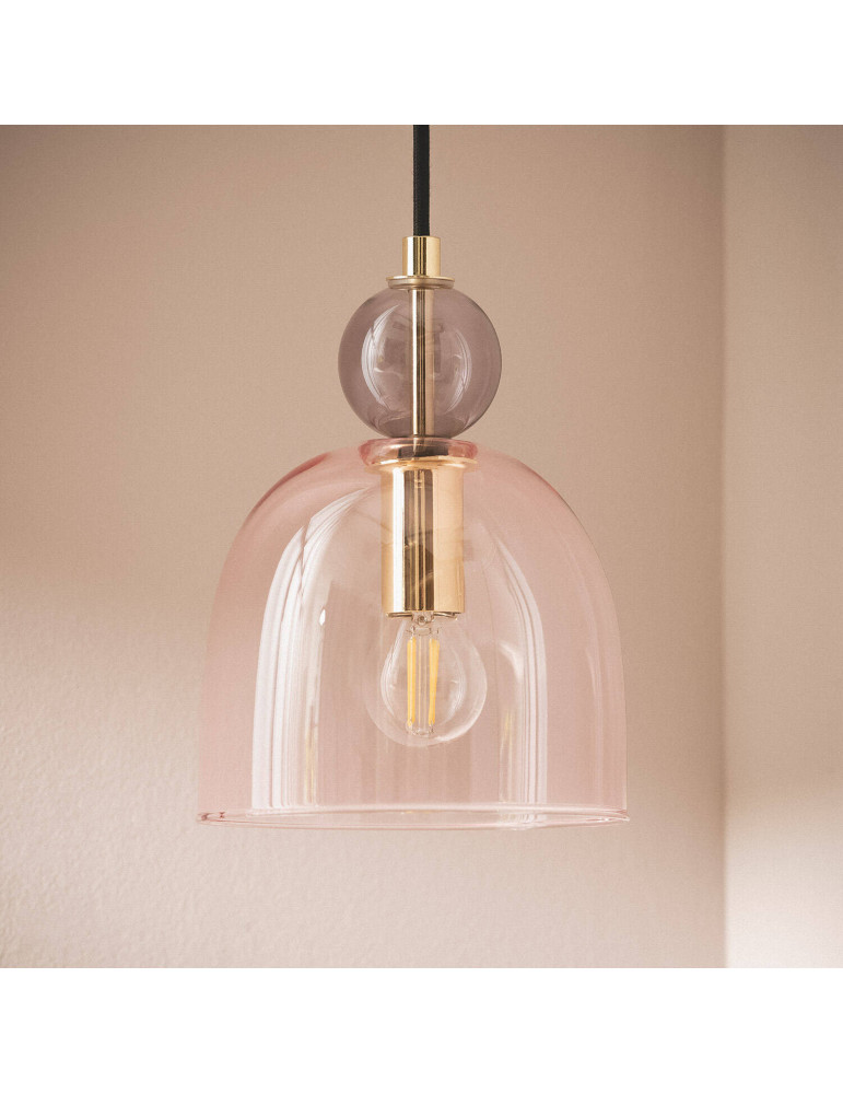 Suspension Métal et Verre Mono-Baudelaire