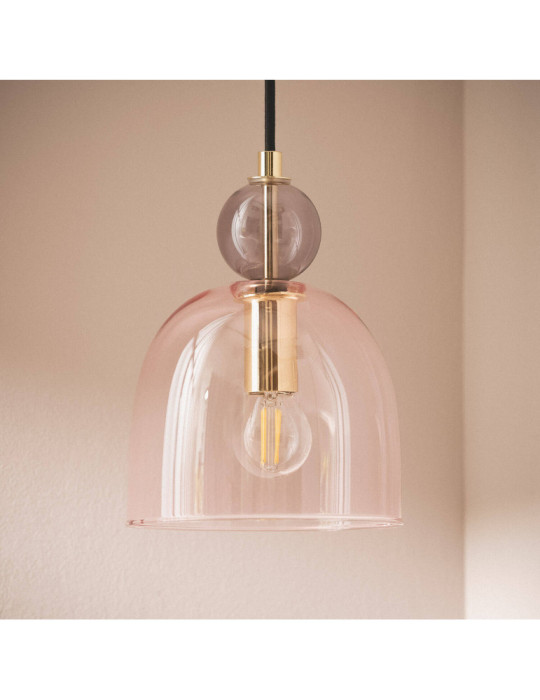 Suspension Métal et Verre Mono-Baudelaire