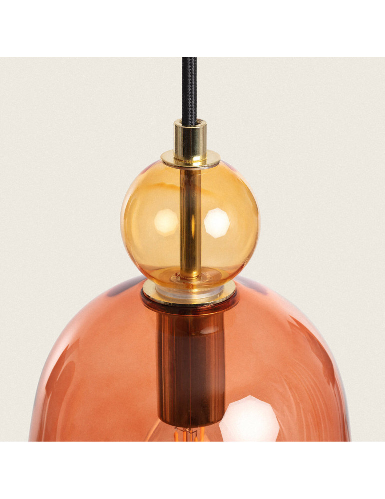 Suspension Métal et Verre Mono-Baudelaire