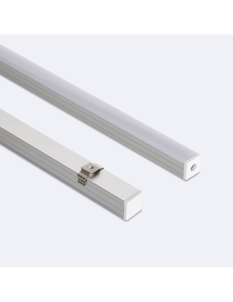 Profilé Aluminium en Saillie 2m pour Ruban LED jusqu'à 8 mm