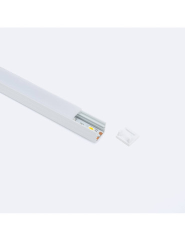 Profilé Aluminium en Saillie 2m pour Ruban LED jusqu'à 8 mm