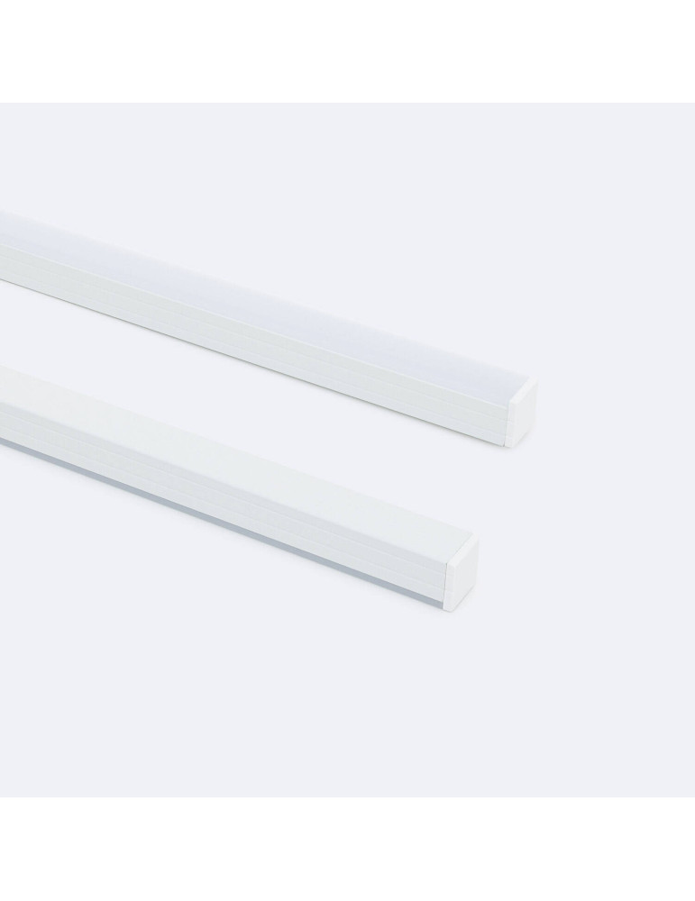 Profilé Aluminium en Saillie 2m pour Ruban LED jusqu'à 8 mm