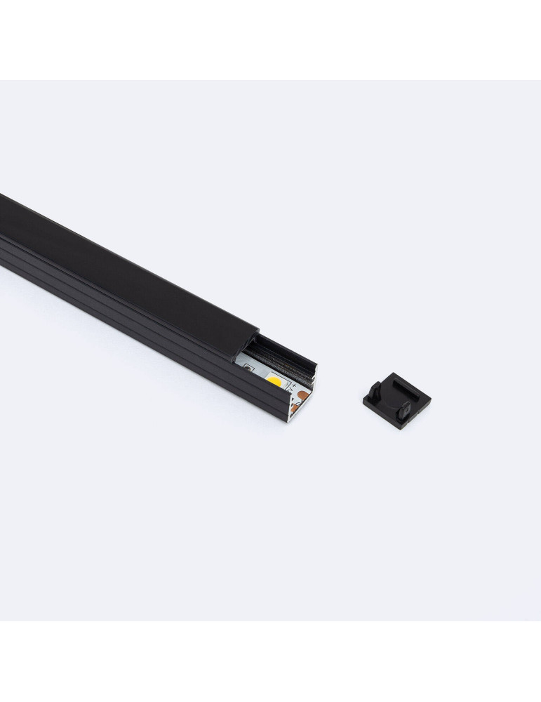 Profilé Aluminium en Saillie 2m pour Ruban LED jusqu'à 8 mm