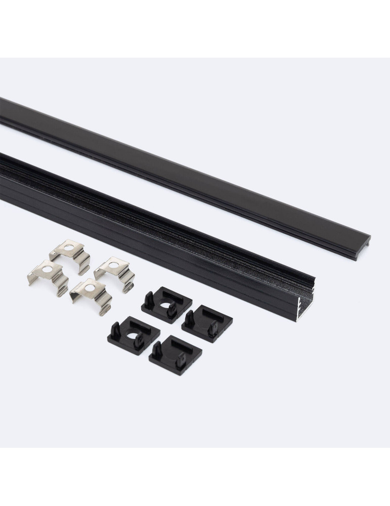 Profilé Aluminium en Saillie 2m pour Ruban LED jusqu'à 8 mm