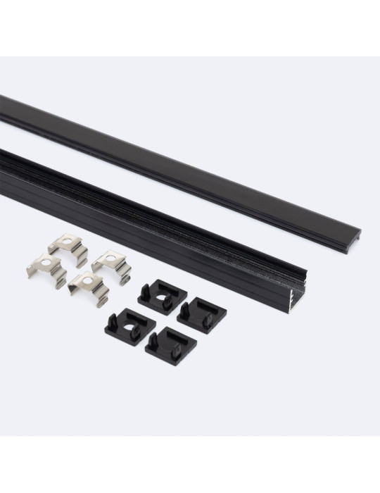 Profilé Aluminium en Saillie 2m pour Ruban LED jusqu'à 8 mm