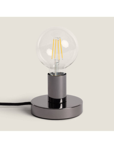 Lampe à Poser Métallique Posaluce Cobble Creative-Cables ABM21VBODEUBRX03-L