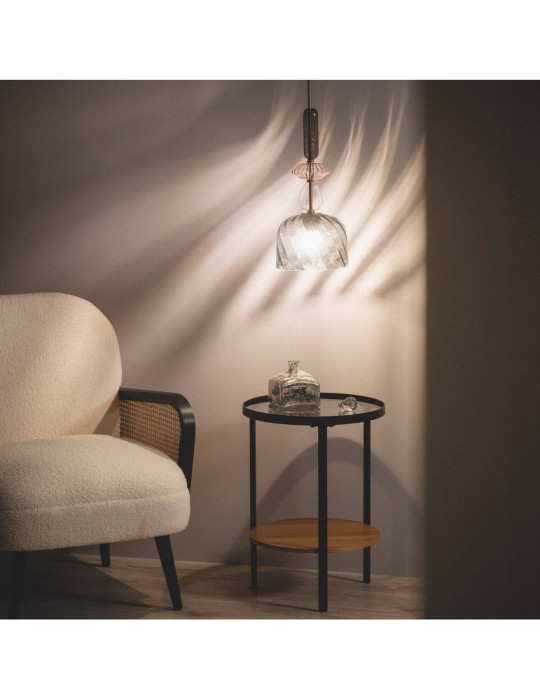 Suspension Métal et Verre Caheli