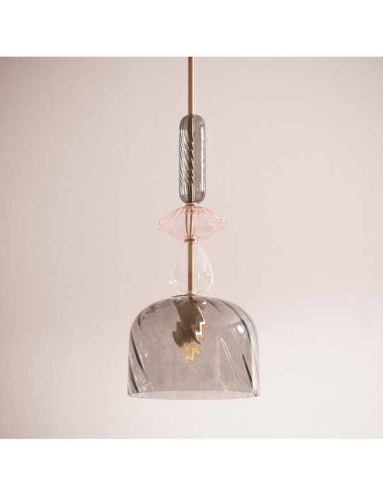 Suspension Métal et Verre Caheli