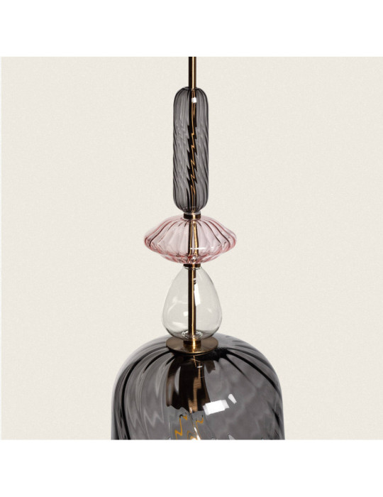Suspension Métal et Verre Caheli