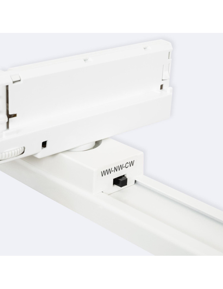Spot LED sur Rail Triphasé 30W 2CCT Dimmable Davis Optique Symétrique LIFUD