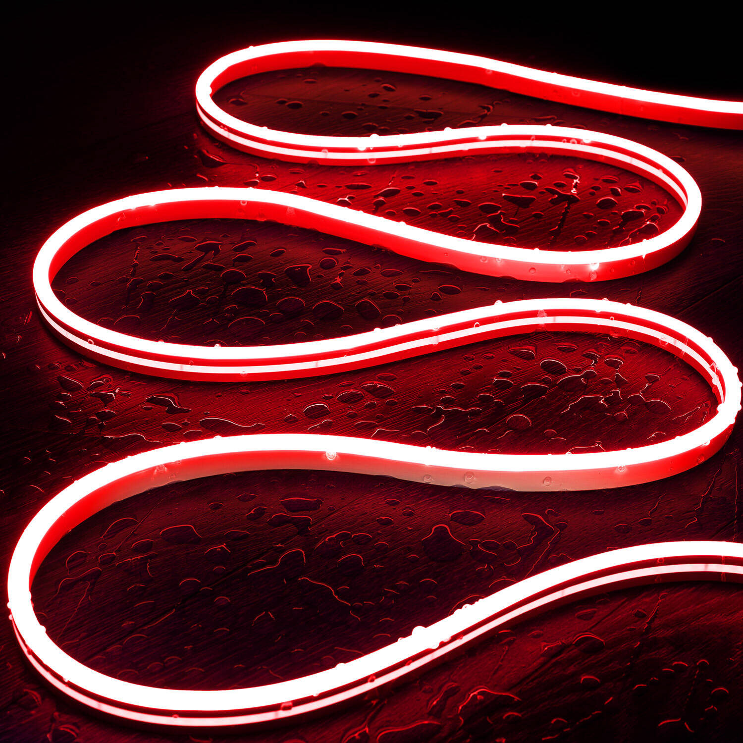 Gaine LED Néon 24V DC NFLEX6 FreeCut IP65 2m Rouge