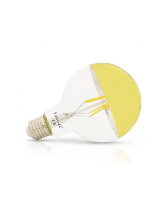 Ampoule LED E27 G95 Filament Miroir Doré 6W 2700 K Ampoule LED E27 G95 Filament Miroir Doré 6W 2700 K