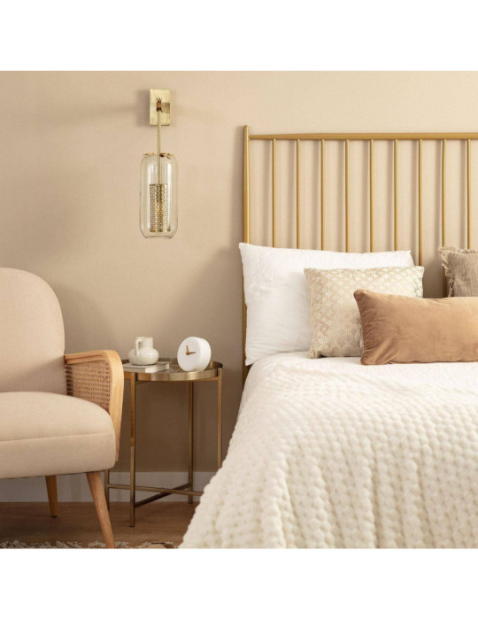 Lampe Murale Métal et Verre Julieta