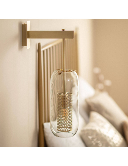 Lampe Murale Métal et Verre Julieta