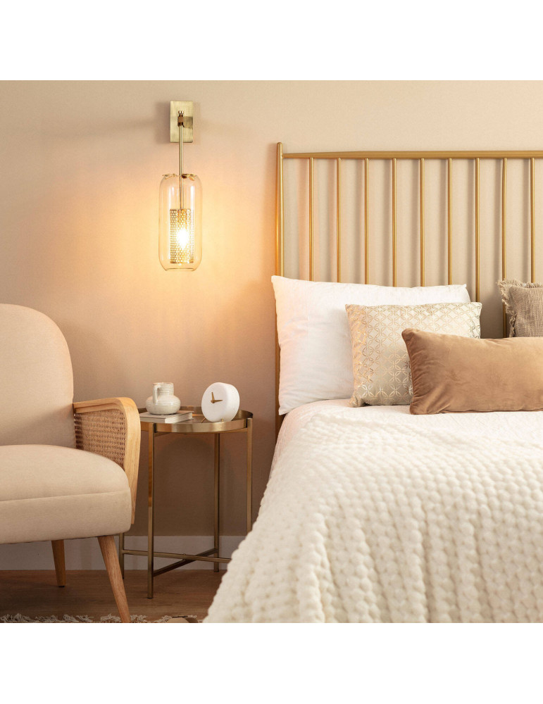 Lampe Murale Métal et Verre Julieta