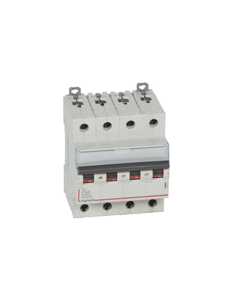 Disjoncteur Automatique DX³ Tertiaire 4P Courbe C 6/10kA 50A LEGRAND 407933 Disjoncteur Automatique DX³ Tertiaire 4P Courbe C 6/10kA 50A LEGRAND 407933