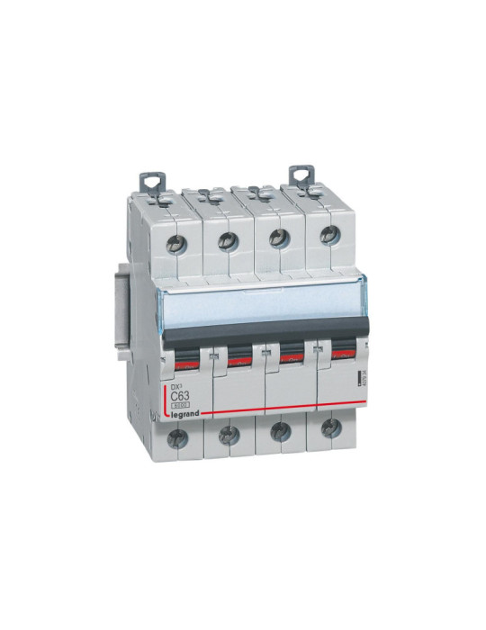 Disjoncteur Automatique DX³ Tertiaire 4P Courbe C 6/10kA 50A LEGRAND 407933