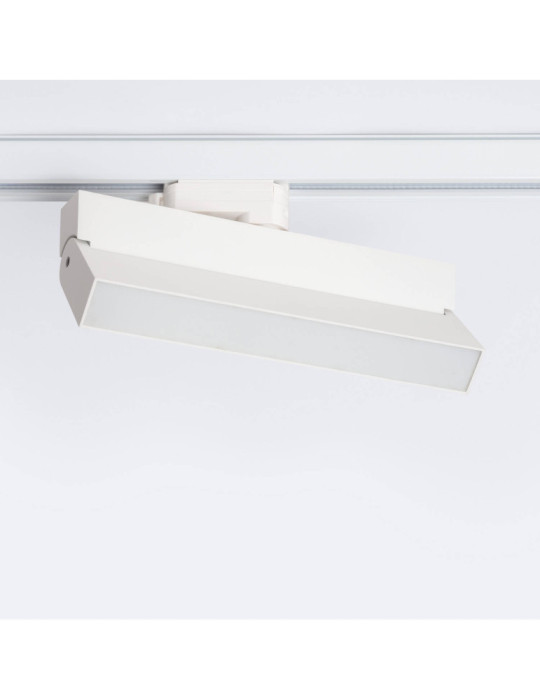Spot Linéaire LED sur Rail Triphasé 24W CCT Dimmable Elegant Blanc