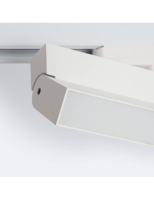 Spot Linéaire LED sur Rail Triphasé 24W CCT Dimmable Elegant Blanc