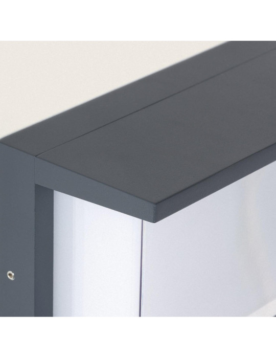 Applique murale extérieur LED à double diffuseur sélectionnable Valorian 12 W en aluminium CCT