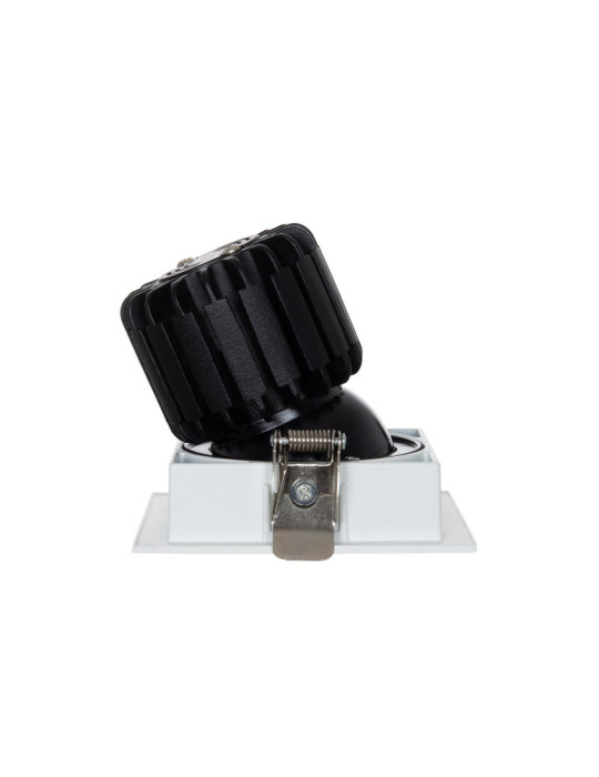 Spot LED Downlight COB Carré Orientable 360º Expert Color No Flicker CRI90 7W Coupe 82x82mm