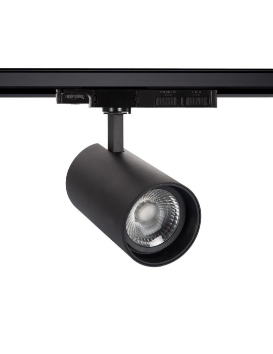 Spot LED sur Rail Triphasé 30-35-40W Lumo CCT Noir