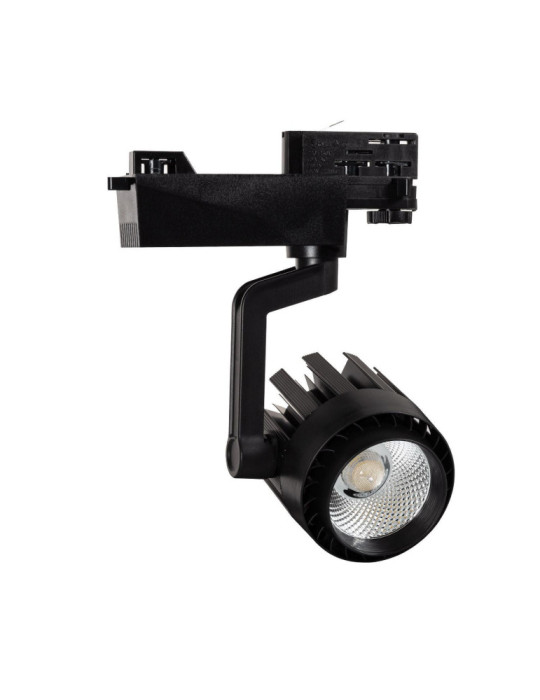 Spot LED sur Rail Triphasé 30W Dora Noir