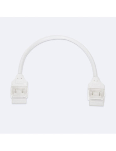 Connecteur Hippo Double avec Câble pour Ruban LED Auto-Redressement 220V AC SMD Silicone Flex Largeur 12mm