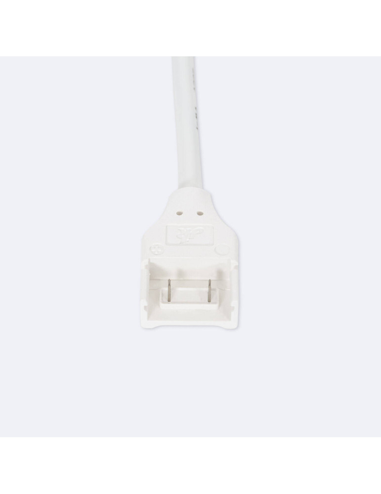 Connecteur Hippo Double avec Câble pour Ruban LED Auto-Redressement 220V AC SMD Silicone Flex Largeur 12mm