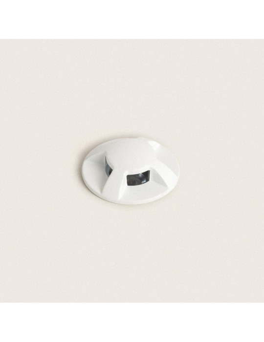 Balise Extérieure LED 1W Encastrable au Sol Letso 4L Blanche