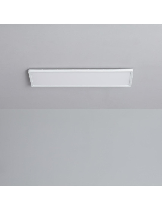 Plafonnier LED Rectangulaire Variation par Paliers 3 Niveaux SwitchDimm 24W Double Face 580x200mm