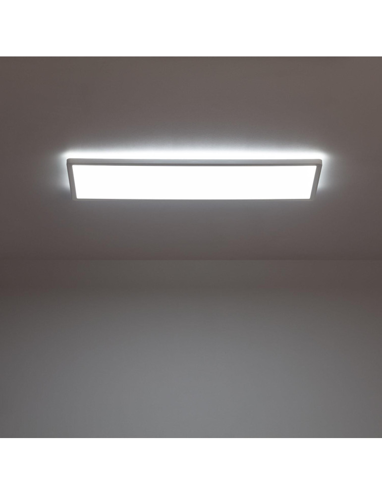 Plafonnier LED Rectangulaire Variation par Paliers 3 Niveaux SwitchDimm 24W Double Face 580x200mm